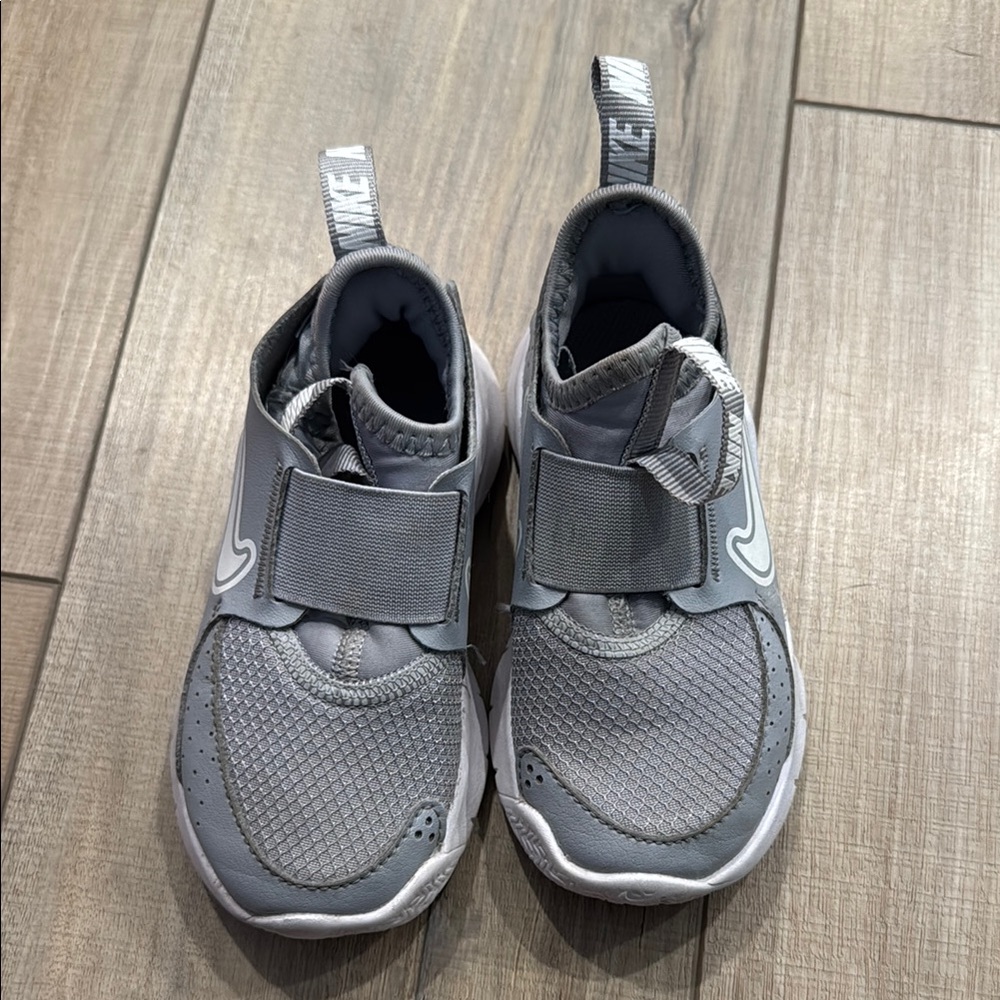 Nike Gray Slip-On Sneakers with Mesh Upper